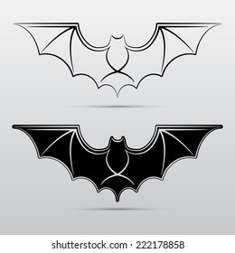 Bat Symbol,Vector illustration EPS10