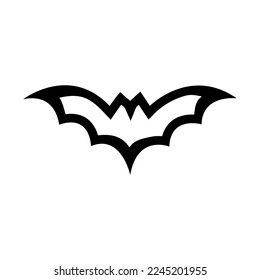Bat V43 Patch Streetwear, Urban Design Black Color Patch Commercial Use