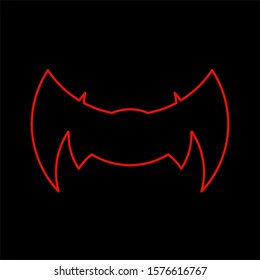 bat vector design icon logo illustration