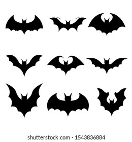 Bat vector design illustration isolated on white background