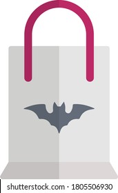 Fledervektorflachfarbensymbol 