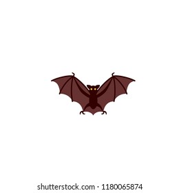 Bat vector flat illustration
