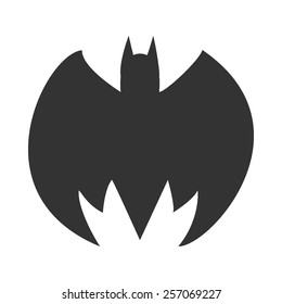 Bat vector Halloween image to be used in web applications, mobile applications and print media.