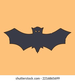 Bat vector. Halloween theme illustration