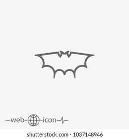 bat vector icon