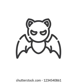 Bat vector icon