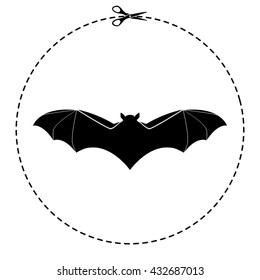 bat vector icon
