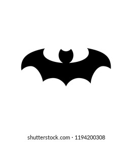 Bat vector icon for Halloween.