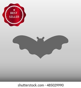 Bat Vector Icon Illustration