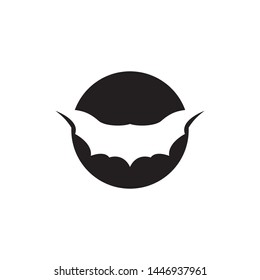 Bat vector icon illustration design