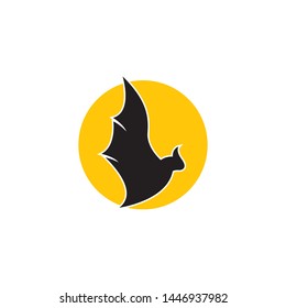 Bat vector icon illustration design