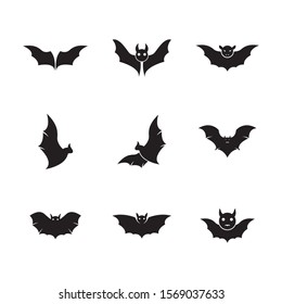 Bat vector icon illustration design