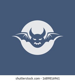 Bat vector icon illustration design