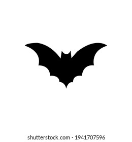 Bat Vector Icon Illustration White Background Stock Vector (Royalty ...