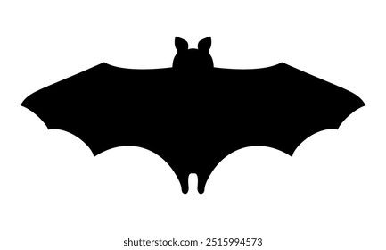Murciélago. Icono de Vector aislado sobre fondo blanco.