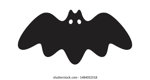 bat vector icon logo Halloween symbol dracula Vampire ghost cartoon character doodle illustration design