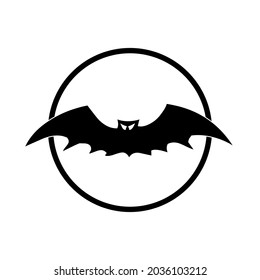 bat vector icon logo Halloween character ghost illustration cartoon symbol graphic