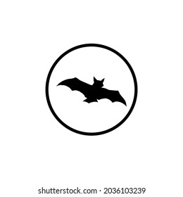 bat vector icon logo Halloween character ghost illustration cartoon symbol graphic