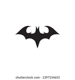 bat vector icon logo template illustration design