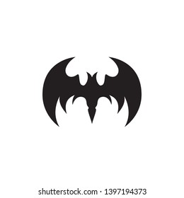 bat vector icon logo template illustration design