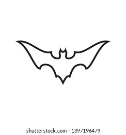 bat vector icon logo template illustration design