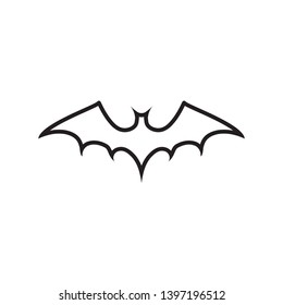 bat vector icon logo template illustration design
