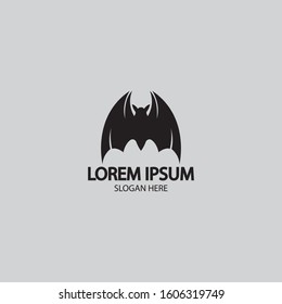 bat vector icon logo template illustration design
