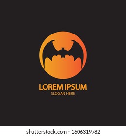 bat vector icon logo template illustration design