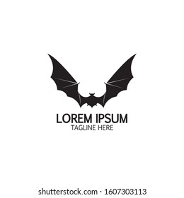 bat vector icon logo template illustration design