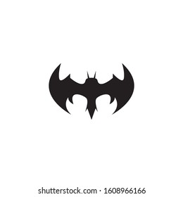 bat vector icon logo template illustration design
