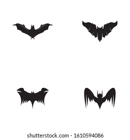 bat vector icon logo template illustration design