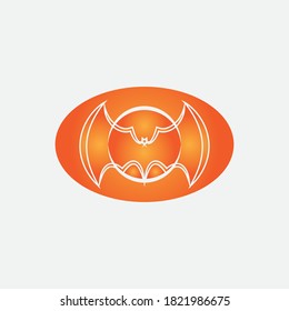 bat vector icon logo template illustration design