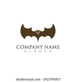 bat vector icon logo template illustration design