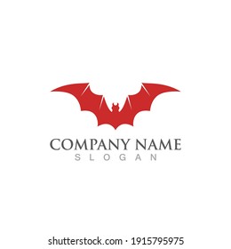 bat vector icon logo template illustration design
