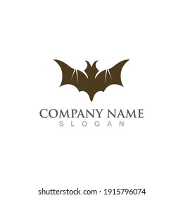 bat vector icon logo template illustration design