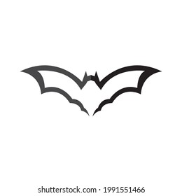 bat vector icon logo template illustration design