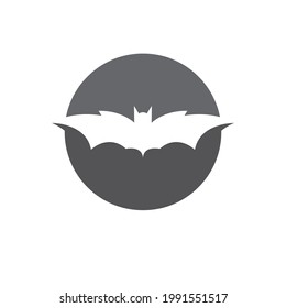 bat vector icon logo template illustration design