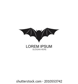 bat vector icon logo template illustration design
