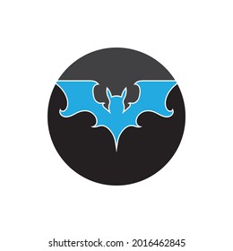 bat vector icon logo template illustration design