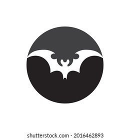 bat vector icon logo template illustration design