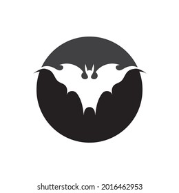 bat vector icon logo template illustration design