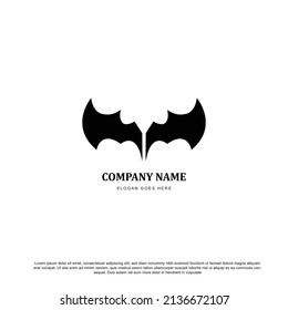 bat vector icon logo template illustration