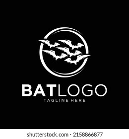 bat vector icon logo template illustration design