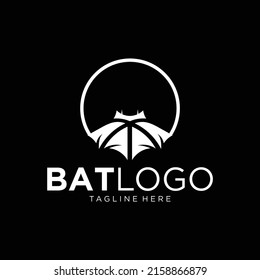 bat vector icon logo template illustration design