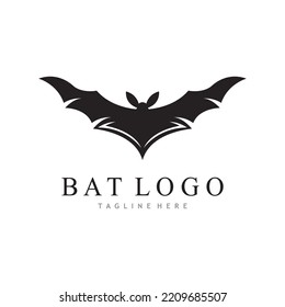 bat vector icon logo template illustration design