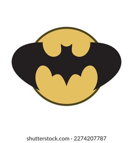 bat vector icon logo template illustration design
