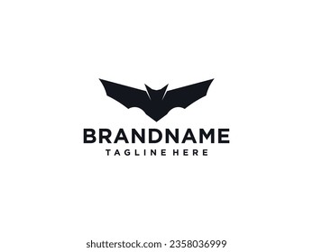 Fledermäuse-Vektorsymbol-Logo-Vorlage
