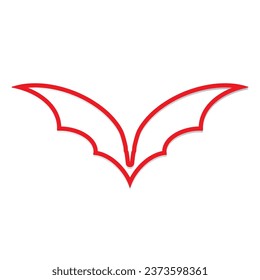 bat vector icon logo template illustration design