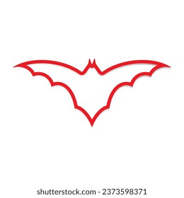 bat vector icon logo template illustration design