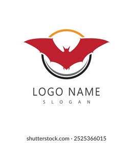 bat vector icon logo template illustration design